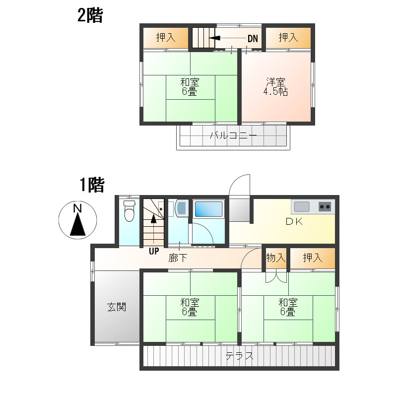青田5丁目9ｰ23戸建て貸家