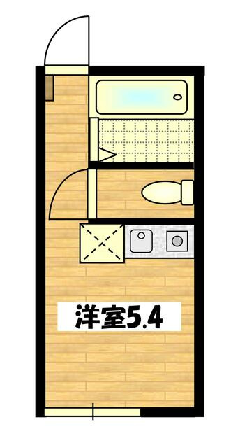 設備充実　５．４帖のお部屋です