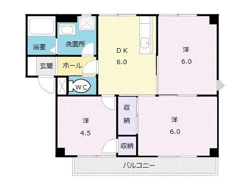 ガーデンパークＡの間取り