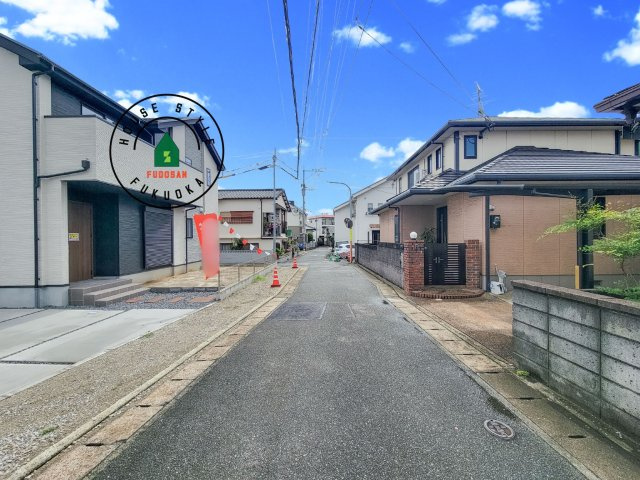 福岡市南区花畑3丁目第4-1棟（1号棟）　の前面道路含む現地写真|前面道路です。