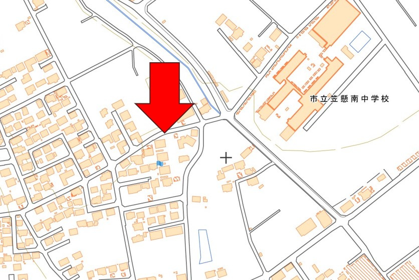 みどり市アパート　3棟一括の地図