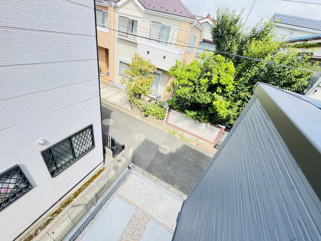 市川市菅野４丁目新築戸建（菅野３期）の展望|バルコニーより道路側眺望