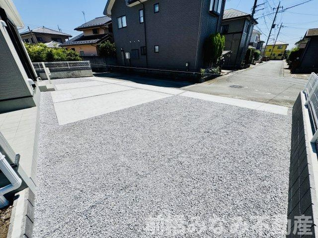 前橋市青柳町第３　２号棟(全２棟)　リーブルガーデン　新築建売分譲の駐車場|駐車場の用意があります