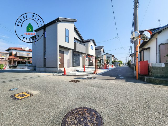 糸島市潤3丁目第3-5棟（3号棟）　の前面道路含む現地写真|見学の時間などお気軽にお問い合わせ下さい。