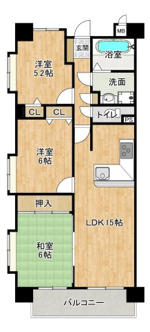 アーバンパレス諏訪野の間取り