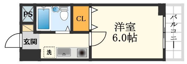 【間取り】 | ハイツオーキタ土橋
