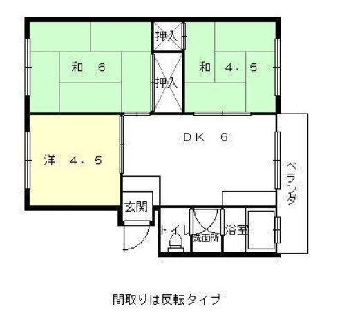 夢前台ハイツの間取り