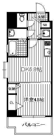 アンジェール高砂の間取り