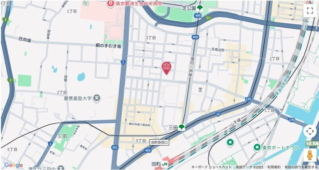 ★仲介手数料無料★芝パーク・タワー（新規リフォーム物件済み）の地図