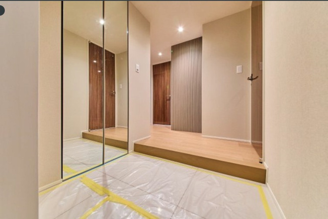 【玄関】 | ★仲介手数料無料★芝パーク・タワー（新規リフォーム物件済み）