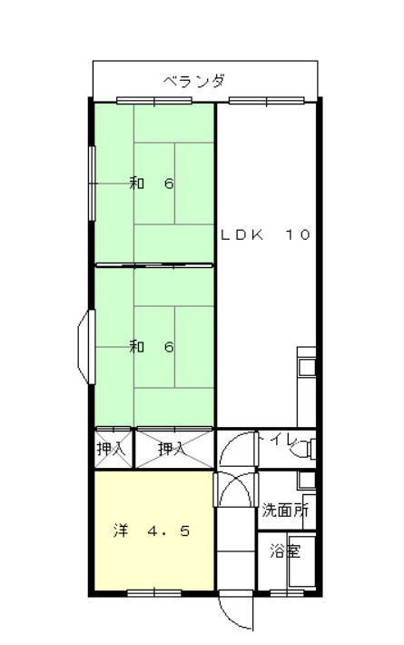 スイート米田（住居）の間取り