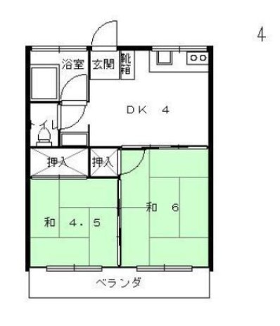 マンション8番館の間取り