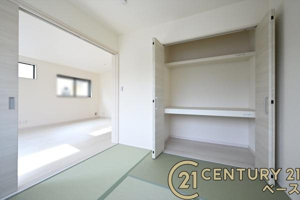 リーブルガーデン橋本 ／新築一戸建の収納|■現地撮影写真■和室にも収納スペース完備！