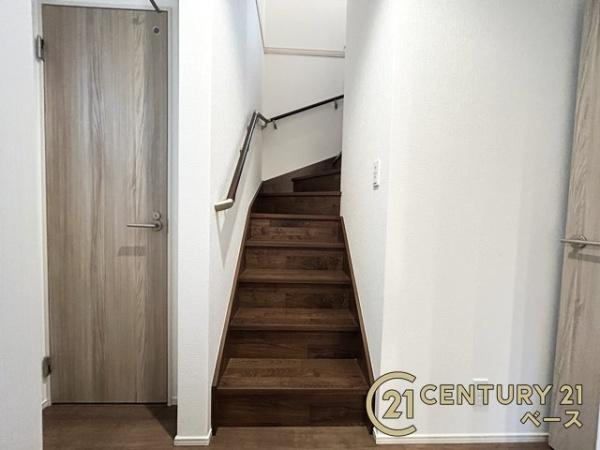 ファーストタウン壱分町 １号棟 ／新築一戸建の内装|■現地撮影写真■こちらは階段になっております。
