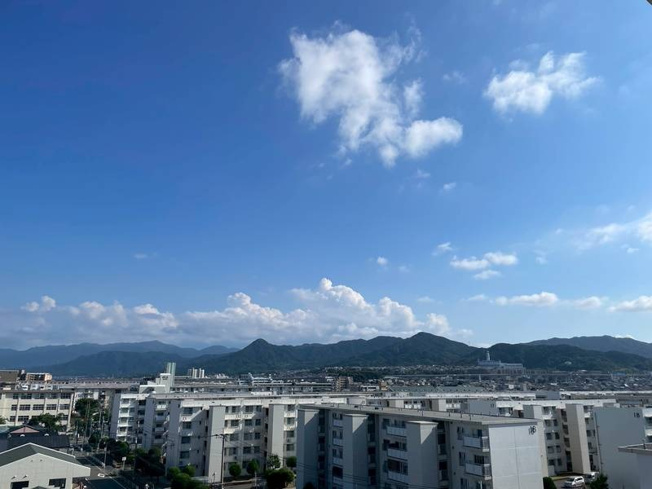 【展望】 | スカイハイツ姪浜西 | 周辺に高い建物・視界を遮る建物がないので眺望◎日当り風通しもGOOD