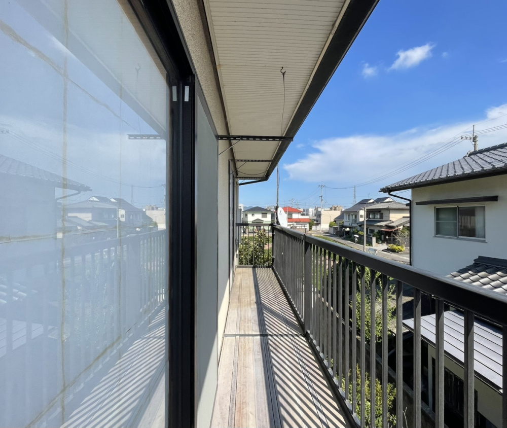 上之町2丁目　戸建のバルコニー|南面バルコニー