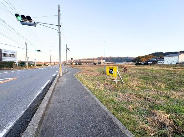 大字馬場　土地の前面道路含む現地写真|現地写真（2025年12月撮影）