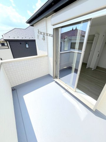 福生市福生全3棟　新築分譲のバルコニー