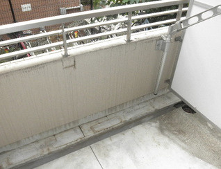 ウィンベルデュエット恵比寿4のバルコニー