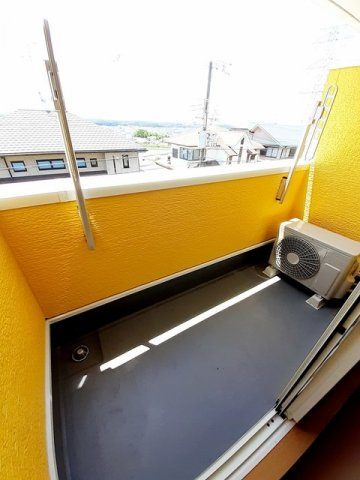 クラッセ壱番館のバルコニー