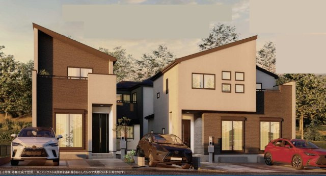 TIARA東村山市多摩湖町６期　全３棟　3号棟の外観パース