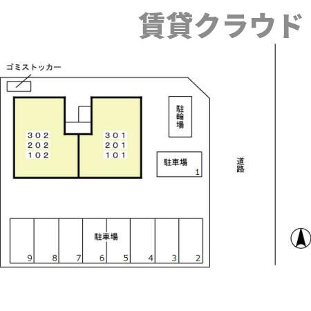 リビングタウンおゆみ野の区画図