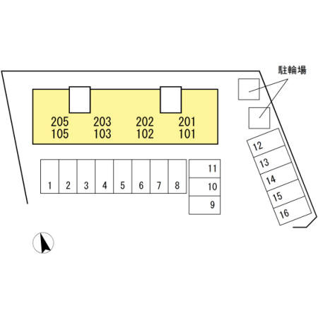 ウエスト孕の区画図