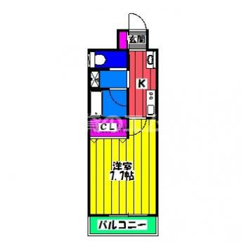 【間取り】 | レブリアント大橋南 | レブリアント大橋南の間取り