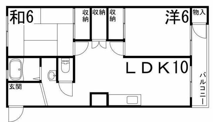 MISTRAL別府駅前の間取り