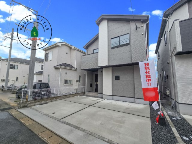 福岡市東区名島4丁目第4-2棟（1号棟）　の外観|デザイン性のある外観です。