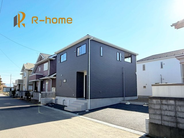 つくば市安食第1　新築戸建て　1号棟の外観|ご予約を頂ければ、『平日』はもちろん『早朝』や『夜間』もご見学可能です♪お気軽にお申し付けください♪