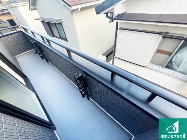 明石市中朝霧丘　新築一戸建てのバルコニー|日当たりのよいバルコニー！お部屋が開放的に！