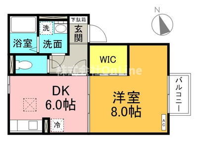 【区画図】 | コーポラス鞍作