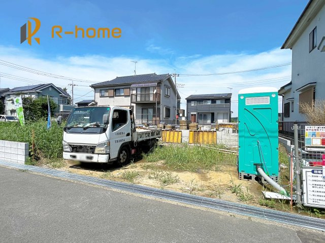 つくば市安食第1　新築戸建て　2号棟の外観|ご予約を頂ければ、『平日』はもちろん『早朝』や『夜間』もご見学可能です♪お気軽にお申し付けください♪