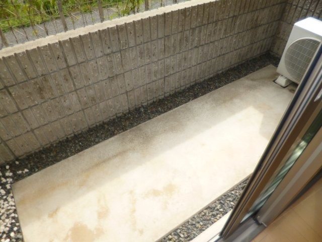 プラージュのバルコニー