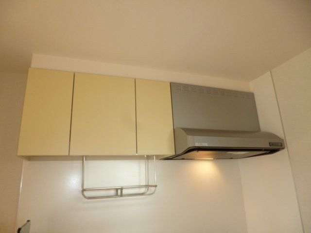 プラージュのキッチン|キッチン上収納