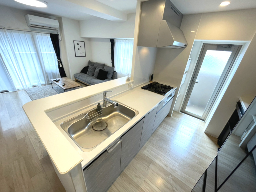 アルファスマート曙町のキッチン|ビルドイン食洗器も完備しております♪