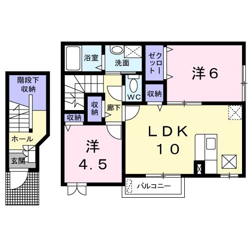 メゾン榎戸の間取り