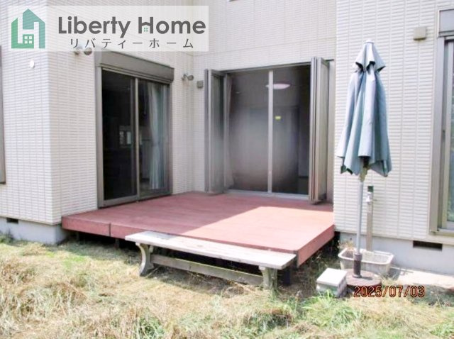 古河市中田　中古戸建のバルコニー