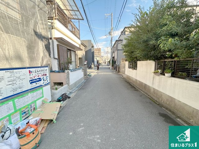 堺市西区浜寺石津町西　第1期　新築一戸建ての前面道路含む現地写真|周辺は落ち着いた街並みの住宅地！子育てがしやすい住環境です！まだ未完成ですが、現地でしかわからない事もございます。是非一度ご覧ください。