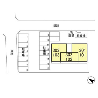 【区画図】 | ラヴィーヌみどりの