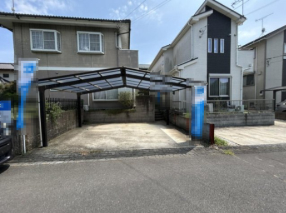 ひたちなか市津田東2丁目　中古戸建の駐車場