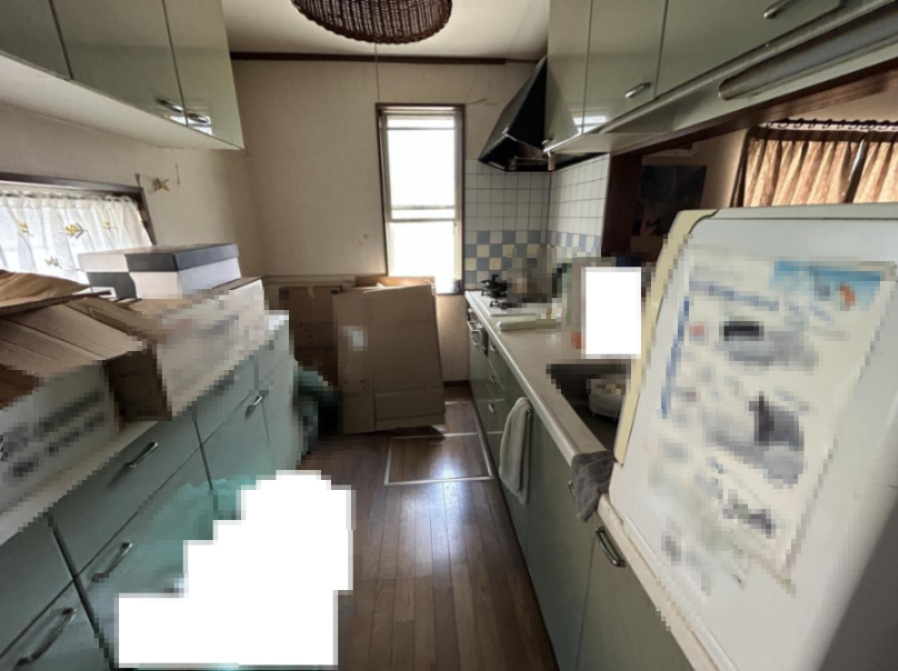 ひたちなか市津田東2丁目　中古戸建のキッチン|家族と会話しながら料理できる対面式キッチンです♪