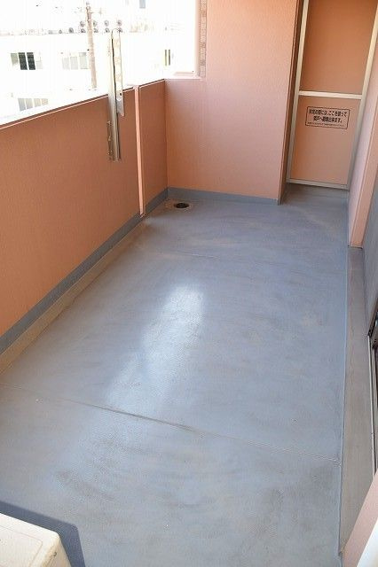 グランドールかさでらのバルコニー