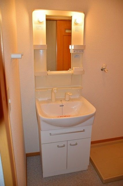 グランドールかさでらの洗面所