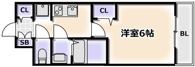 【間取り】 | プレサンス四天王寺前夕陽ヶ丘ヴィリード