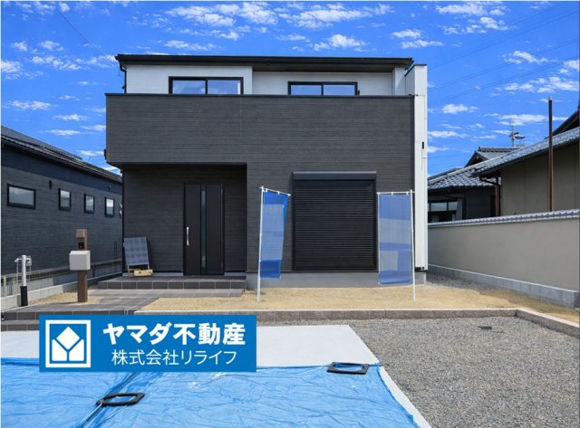 リーブルガーデン　岐阜市敷島町８丁目第２　全２区画分譲の外観|■２号棟
■YAMADA電機の　ヤマダ不動産　株式会社リライフ　岐阜店■
省エネ・耐震性◎の一建設の家。　
日本の風土に調和する木造軸組工法。フラット３５はＳＡを取得！１０年間の金利優遇あり！　