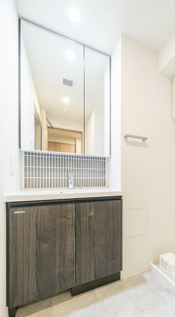 ミリアレジデンス浅草橋Ⅱの独立洗面台