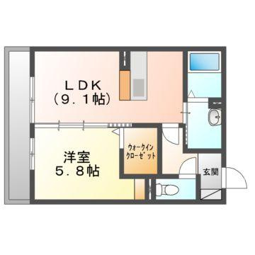 プリエールｓａｙａの間取り