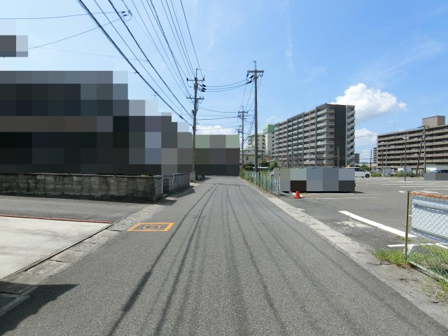 米原3丁目 売地の前面道路含む現地写真